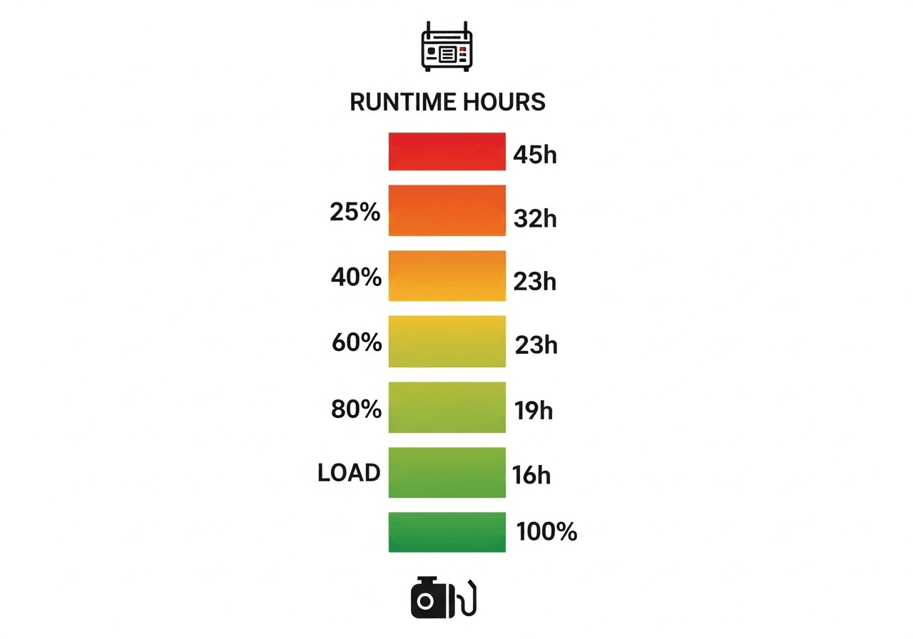 bar chart showing how generator load percentage affects total runtime hours {{brizy_dc_image_alt imageSrc=