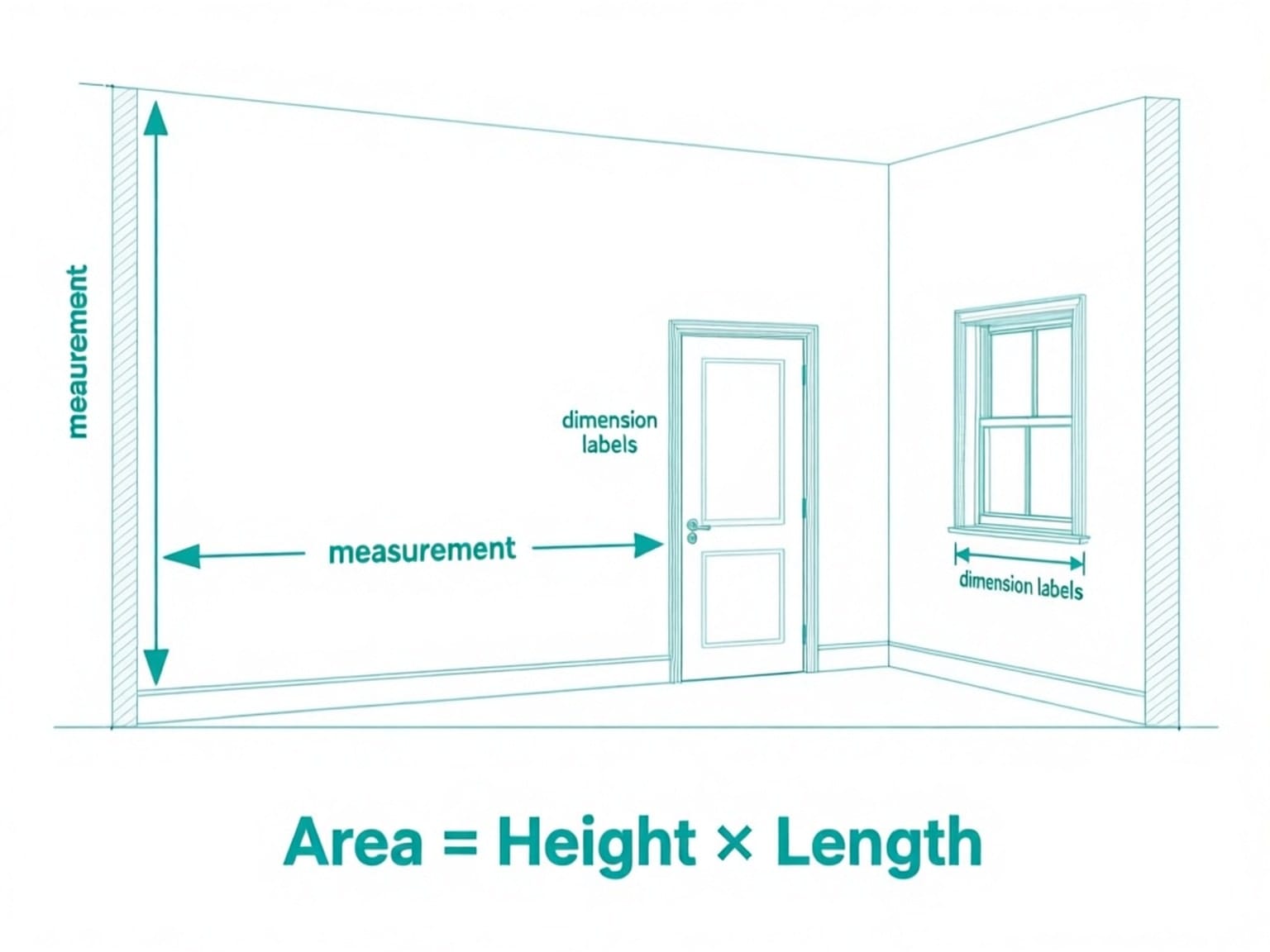 wall area measurement diagram showing height and length dimensions with door and window openings min {{brizy_dc_image_alt imageSrc=
