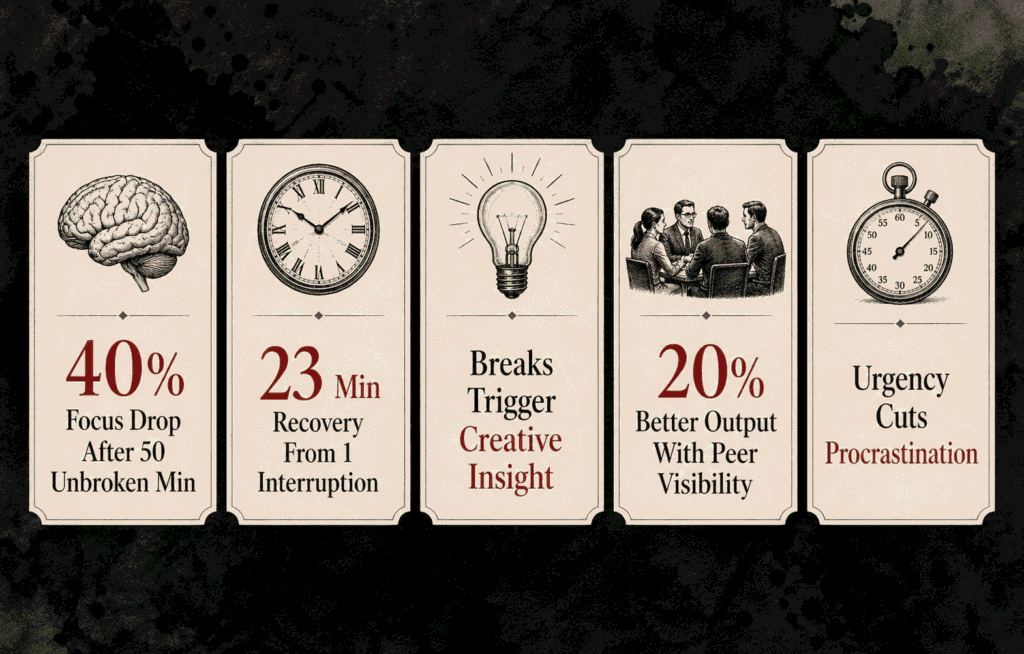 Pomodoro Timer Online 5 peer reviewed findings that explain why pomodoro works