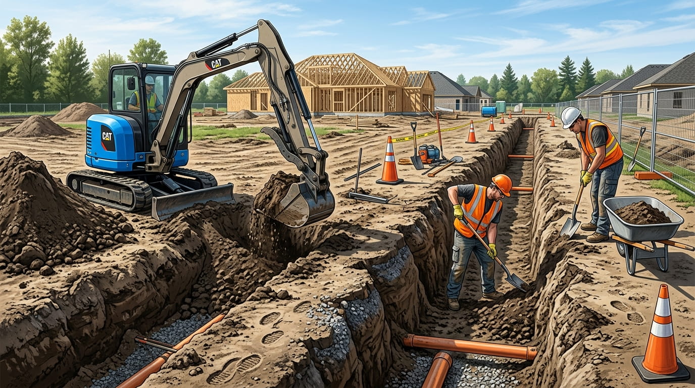 Sitemap Excavator vs Manual Excavation: Cost & Time Comparison